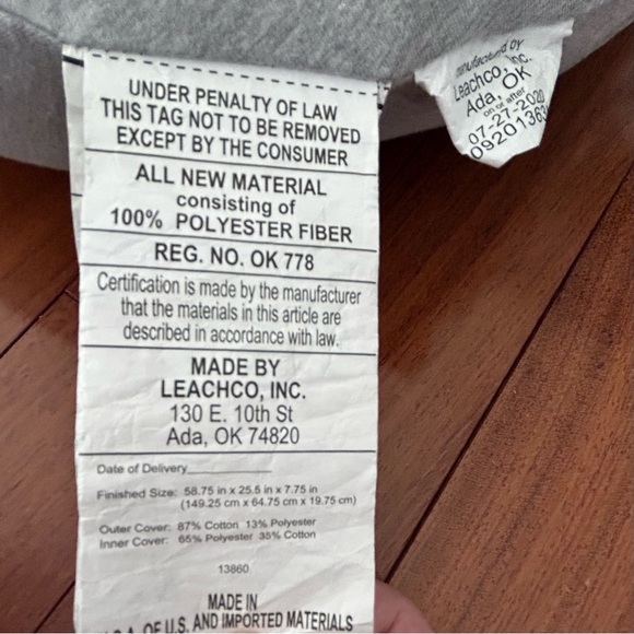 Snoogle Total Body Pillow - Picture 5 of 6